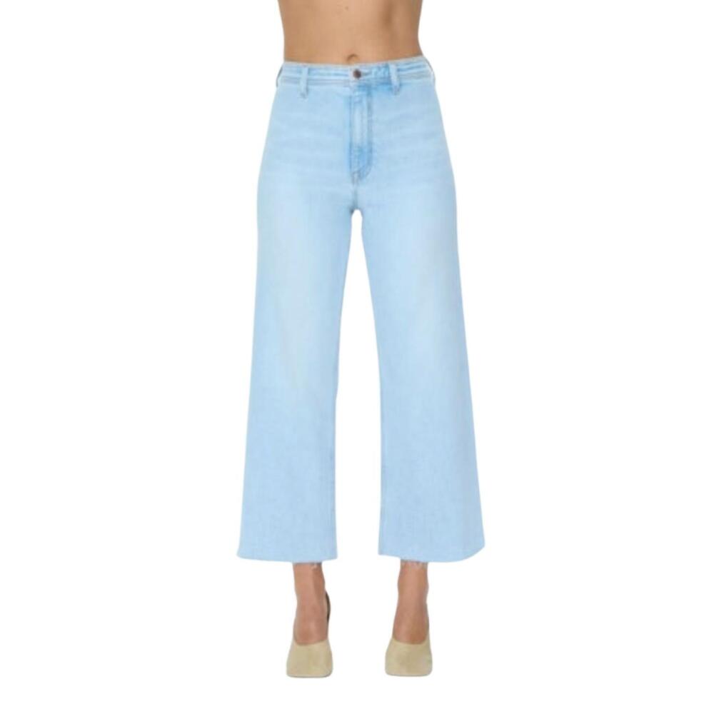 NEW PISTOLA penny crop high rise wide leg jean in eternal
